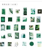 60pcs Recollection Time Corner Bullet Journal Deco Sticker - Image 9