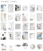 60pcs Recollection Time Corner Bullet Journal Deco Sticker - Image 10