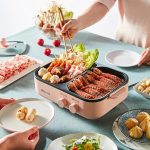 Bear Korean electric grill pan hot pot barbecue all-in-one machine multi-function frying and cooking dual-purpose - Image 14
