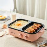 Bear Korean electric grill pan hot pot barbecue all-in-one machine multi-function frying and cooking dual-purpose - Image 17