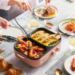 Bear Korean electric grill pan hot pot barbecue all-in-one machine multi-function frying and cooking dual-purpose - Image 3