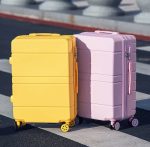 Pastel Solid Color Trolley Suitcase - Image 3