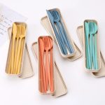 Spoon Fork Knife Chopstick Portable Cutlery Set - Image 3