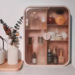 Wall-mounted Cosmetic Storage Box Large Capacity Bathroom Container Waterproof Make Up Organizer Dressing Table Toiletries Rack