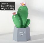 Pink and Green Cactus Plant Decor - Image 13