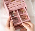 Retro flannel jewelry storage box - Image 3