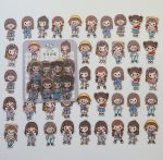 40pcs Cute Character Japanese Girl emoji Stickers - Image 7
