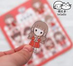 40pcs Cute Character Japanese Girl emoji Stickers - Image 2