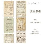 Retro European Handwriting Journal Deco Paper Tape - Image 6