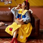 Snow White Flannel Thick Winter Dress