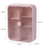 Wall-mounted Cosmetic Storage Box Large Capacity Bathroom Container Waterproof Make Up Organizer Dressing Table Toiletries Rack - Image 11