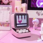 Divoom Dito Plus Retro Pixel Art Bluetooth Portable Speaker Alarm Clock DIY LED Display