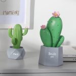 Pink and Green Cactus Plant Decor - Image 3