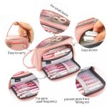 Large Capacity Pencil Case Stationery Supplies Pouch - Image 5