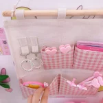 Pink Grid Wall Storage - Image 5