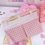 Pink Grid Wall Storage - Image 4