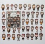 40pcs Cute Character Japanese Girl emoji Stickers - Image 9