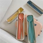 Spoon Fork Knife Chopstick Portable Cutlery Set - Image 2