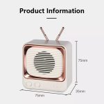 Retro Mini FM Radio Bluetooth Speaker - Image 8