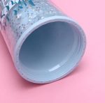 Candy Color Star Sequin Drinking Water Bottle with Straw - Image 8