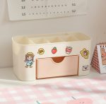 Kawaii Mini Stationery Cosmetics Drawer Storage Organizer - Image 5
