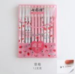 12pcs Cute Strawberry Peach Avocado Gel Pen Set - Image 6