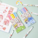 Cute Girl Double-Headed Marker Highlighter