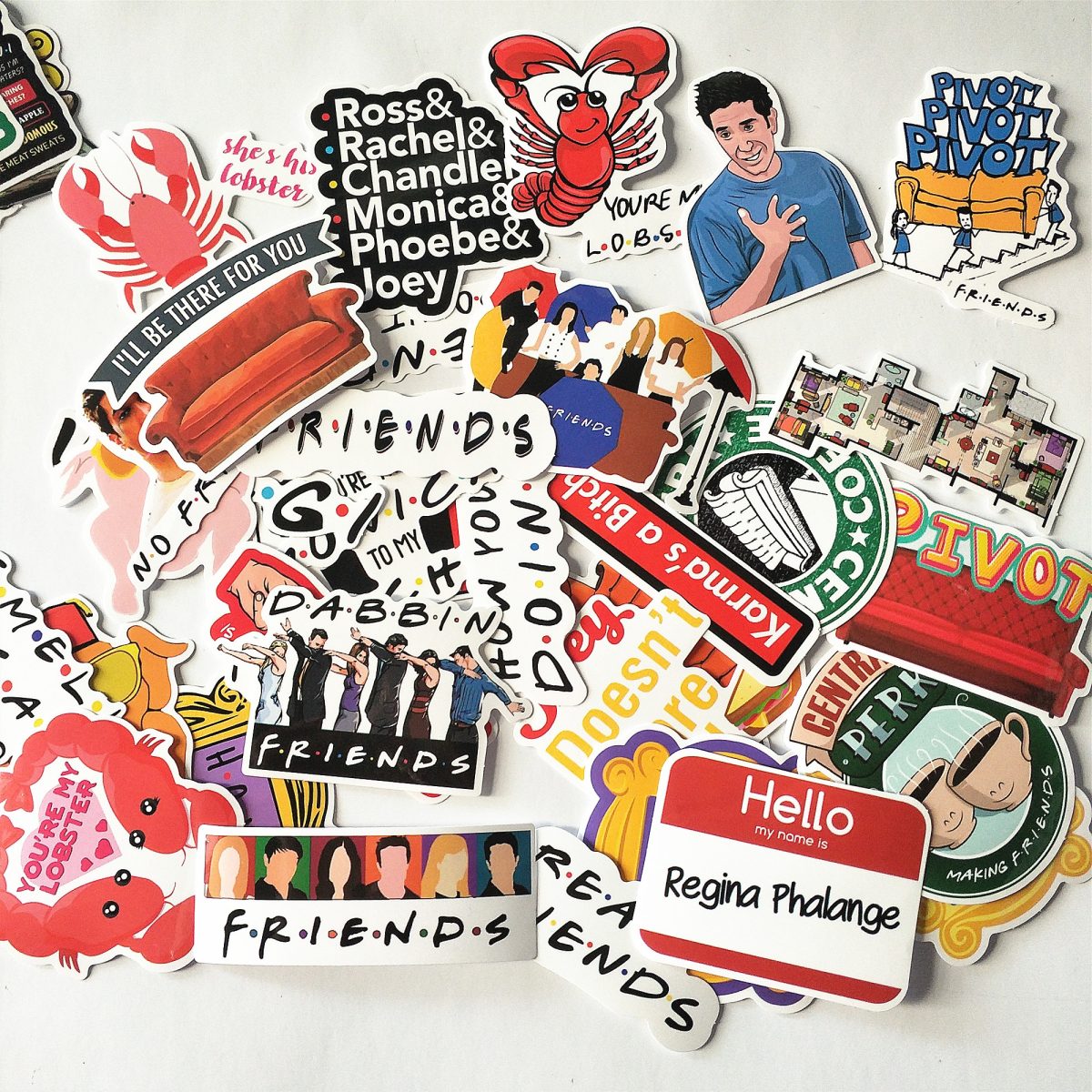 50pcs FRIENDS Series Stickers - Image 3