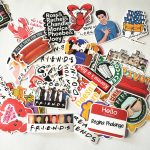 50pcs FRIENDS Series Stickers - Image 3