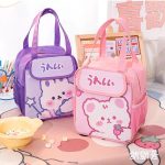 Kawaii Bear Picnic Travel Lunch Bag Tote Food Bag