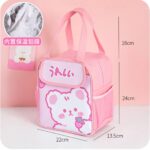 Kawaii Bear Picnic Travel Lunch Bag Tote Food Bag - Image 12