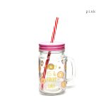 Fruit Day 450ML Mason Jar Glass with Straw - Image 5