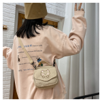 Bear Corduroy Cute Tote Messenger Bag - Image 3