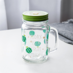 Fruit Day 450ML Mason Jar Glass with Straw - Image 3