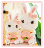 Peach Rabbit Super Cute Plush Toy lbirthday gift girl - Image 5