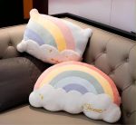 Cute Rainbow Pillow Super Soft Plush