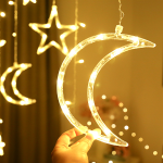 Star Moon Curtain Fairy Lights - Image 7