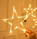 Star Moon Curtain Fairy Lights - Image 8