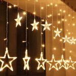 Star Moon Curtain Fairy Lights - Image 6