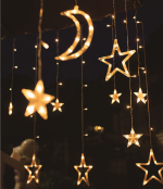 Star Moon Curtain Fairy Lights - Image 9