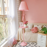 Princess Little Bow Aesthetic Coffee Table Floor Lamp Remote Control
