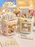 Piglet Cute large-capacity pen holder ins wind three-dimensional desktop stationery storage - Image 3