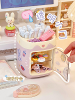 Piglet Cute large-capacity pen holder ins wind three-dimensional desktop stationery storage - Image 2