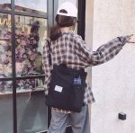 Fashion Leisure College Simple Tote Bag Shoulder Bag - Image 12