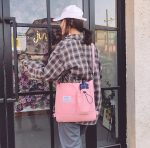 Fashion Leisure College Simple Tote Bag Shoulder Bag - Image 6