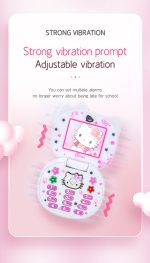 Hello Kitty Dual Sim Flip Mini Mobile Phone for Cute Girl Kid Mp3 - Image 9