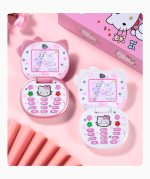 Hello Kitty Dual Sim Flip Mini Mobile Phone for Cute Girl Kid Mp3 - Image 3