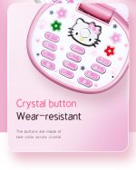 Hello Kitty Dual Sim Flip Mini Mobile Phone for Cute Girl Kid Mp3 - Image 16