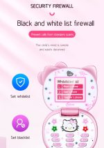 Hello Kitty Dual Sim Flip Mini Mobile Phone for Cute Girl Kid Mp3 - Image 8