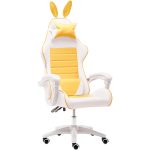 WGC Pink Girl Gaming Chair Comfortable  Office Chair with Footrest - Image 14